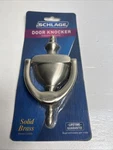 Schlage Door Knocker Solid Brass Model SC2-3125-605 Bright Silver Tone. Fixed Price $15.63.