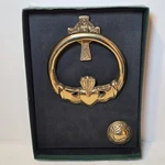 Vintage Handcrafted Claddagh Celtic Irish Door Knocker Brass Box. Fixed Price $20.00.