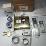 Hager 3800 Series Brass Small Case Mortise Deadlock Keyed Outside Thumb Turn In. Fixed Price $129.95.