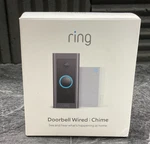 Ring Doorbell Wired Black + Chime B09NLDYGHQ New Open Box. Fixed Price $29.99.