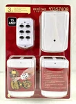 Holiday Living Indoor Wireless Outlets Remote Control Pack White 0357408 15AMP. Fixed Price $17.00.