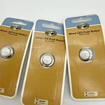 3 New Hampton Bay Wired Illuminated Doorbell Push Button Nickel Made Thailand. Fixed Price $15.30.