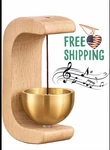 Magnetic Wooden Door Chime Bell Shopkeeper Opening Alert Brass Ding. Fixed Price $5.21.