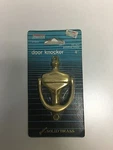 New National Hardware 4" Solid Brass Polished Door Knocker V1913 197-921. Fixed Price $25.00.