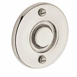 Baldwin 4851055 Round Bell Button, Lifetime Bright Nickel. Fixed Price $35.27.