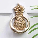 Solid Brass Pineapple Door Knocker 6.7 Handmade Vintage Style Front Bell. Fixed Price $70.00.
