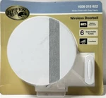 Hampton Bay Wireless Doorbell Kit White With Gray Fabric 1006 013 622 New. Fixed Price $17.49.