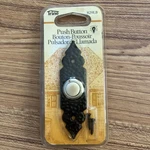 Vintage Trine Push Button Doorbell Buzzer Made Usa Hammered Finish New. Fixed Price $16.50.