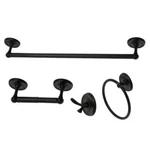 Kingston Brass Victorian 4-PIECE Bathroom Accessory Set. Fixed Price $201.49.