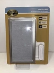 Hampton Bay Wireless Door Bell Brushed Nickel Gray Fabric 1006013620. Fixed Price $24.00.