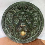 Amazing 3D Brass Bronze Lion Head Door Bell Push Button 6.5 Knocker. Fixed Price $399.95.