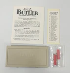 The Musical Butler Electronic Door Chime Parts Lot Stickers, Battery Cover, Etc. Fixed Price $8.99.