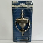 National Door Knocker 7" Solid Brass Pewter Finish Home Hardware Model N325-316. Fixed Price $14.99.
