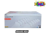 Commercial Electric 12 Pack 6" White Canless Ultra Thin Recessed Light Kits New. Fixed Price $119.98.