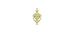 Deltana DKR75U3 Door Knocker, Victorian Rope In Polished Brass. Fixed Price $46.95.