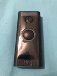 Ring Video Camera Doorbell - Black 5AT3T5. Fixed Price $29.99.