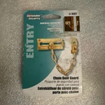 Defender Security Entry U-9907 Chain Door Guard Lock Solid Brass Gold Color New. Fixed Price $13.00.