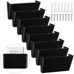 Colarr 8 Pcs Plastic Single Pocket Wall Mount File Holder Office Mailbox Hang.... Fixed Price $61.16.