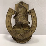 Door Knocker Cast Iron Horseshoe Cowboy Boot Texas Star Lone Western Barn. Fixed Price $18.99.