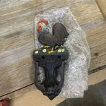 Cast Iron Door Knocker Chicken Farm Collector Americana Rodeo Western Cowboy. Fixed Price $18.00.
