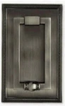 #75313 Brainerd Beaded Door Knocker 8" X 5" Antique Pewter. Fixed Price $24.99.