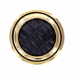 Vicenza Designs K1110 Equestre Insert Knob With Black Leather Strap, Antique G... Fixed Price $11.02.