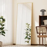 Full Length Mirror With Stand, 56X21 Floor Aluminum Alloy Thin Fr.... Fixed Price $47.87.