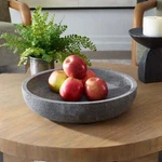 Ashen Indoor & Outdoor Lava Stone Tray 16" Bowl Uttermost 18264. Fixed Price $285.60.