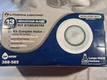 Lithonia Lighting LK5BMW 5" White Baffle Recessed Kit 75W Bulb Open Box 388-585. Fixed Price $10.99.