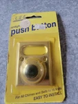 Lee Electric, BC202, Brass, Wired Classic Unlighted Push Button With Namplate. Fixed Price $10.99.