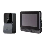 Smart Wireless Video Doorbell 4.3" Screen Indoor Monitor No App Required M10. Fixed Price $79.99.