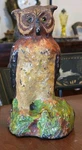 Antique Owl Cast Iron Doorstop National Foundry Painted American. Fixed Price $249.00.