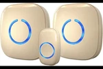 Sadotech Wireless Doorbell 1 Transmitter - 2 Receivers Beige / Tan. Fixed Price $25.00.