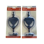 00157 - Gatehouse 7" Door Knocker Oil Rubbed Bronze Set Of 2 New In Package. Fixed Price $15.95.