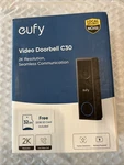 Eufy Wi-fi Wireless Video Doorbell C30 2K Security Camera With 32GB Microsd Card. Fixed Price $84.89.