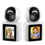 Tmezon 2PK Two Way Audio Video Pet Dog Camera With Speaker Pack. Fixed Price $93.64.