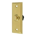 Deltana BBS333U3 Solid Brass Rectangular Contemporary Bell Button (polished. Fixed Price $39.15.