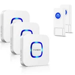 Wireless Chimes Kit With 3 Plugin Receivers And 2 Remote Wate. Fixed Price $50.67.