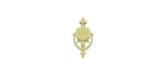 Deltana DK854U3 Door Knocker; Imperial; Bright Brass Finish. Fixed Price $77.48.
