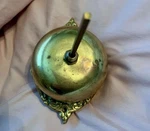 Vintage Victorian Style Brass Manual Wind Mechanical Door Bell Ringer Home Works. Fixed Price $125.00.
