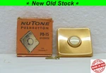Vintage Nutone Bronze Brass Square Doorbell Push Button Traditional Classic. Fixed Price $14.95.