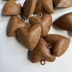 SET/5 Primitive Rusty Jingle Heart Shape Valentines Christmas 1.25". Fixed Price $7.49.