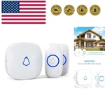 Reliable Wireless Doorbell - 1000FT Range, Dual Remote Buttons & Led Indicator. Fixed Price $37.19.