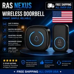 Smart Wireless Doorbell 300M Remote Range 60 Melodies Plug In. Fixed Price $18.99.