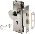 Prime-line Mortise Lockset E2330 Satin Nickel Keyed Interior 5-PACK Door Knobs. Fixed Price $98.99.
