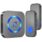 Surfou Wireless Doorbell, Electric Cordless Waterproof Bells Chime With Plu. Fixed Price $34.81.