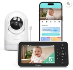 Simyke Video Baby Monitor With Camera And AUDIO,5'' Ips SCREEN,720P Hd. Fixed Price $42.00.