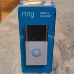 Ring Battery Powered Wireless Video Doorbell Satin Nickel Wi-fi Ios Android. Fixed Price $50.00.