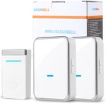 Self Powered Doorbell Kinetic Button Plug Receiver Long Range Waterproof. Fixed Price $32.29.