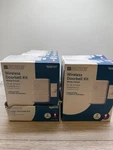 Lot Of Utilitech 6291127 Wireless Doorbell Kit, White, Melodies, Plug-in. Fixed Price $38.99.